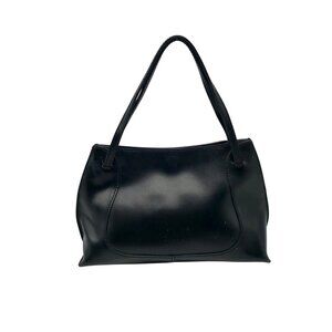 Furla Black Leather Mini Satchel Bag